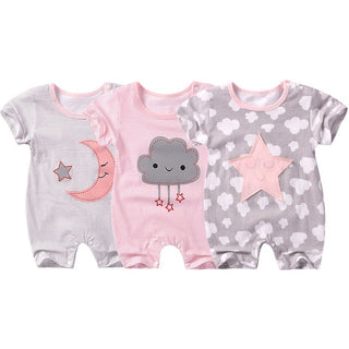 2019 Newborn baby rompers Short sleeve Baby Boy Girl clothes